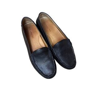 Coach‎ Arlene black leather loafers Size 7.5B